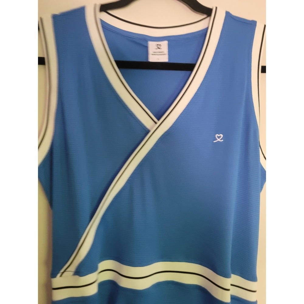 Daily Sports Sweden Tennis Dress Women's Large Blue Golf Athleisure Shorts Set - Picture 4 of 15
